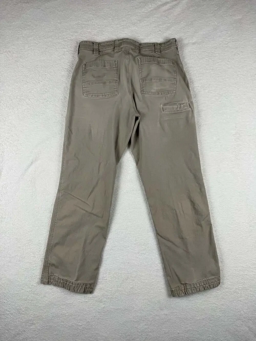 Duluth Trading Co. Flex Fire Hose Standard Fit Work Pants Tan 36x32